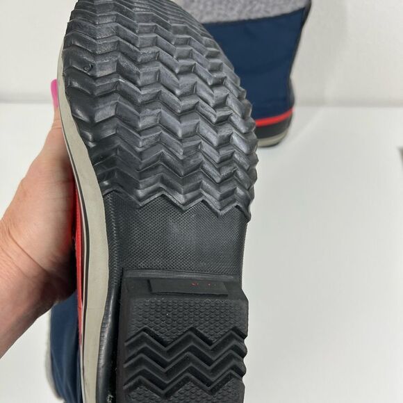 Rare Sorel Women’s Winter Snow Boots Waterproof Blue Red Size 6 - Picture 8 of 11